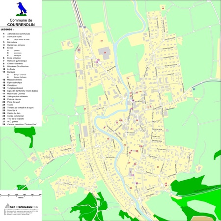 Plan du village 2010