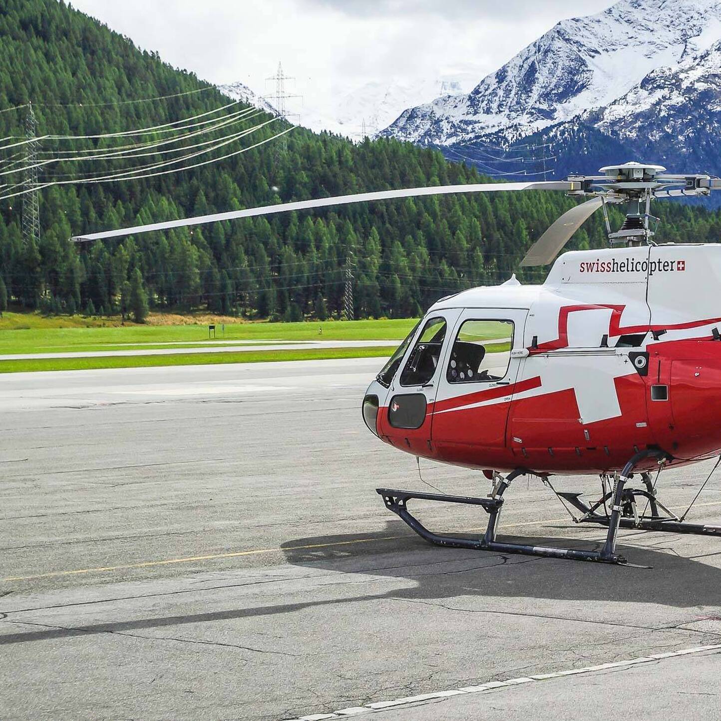 Swiss Hélicopter AG - survols des lignes électriques