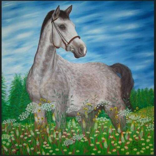 Peinture à l'huile - Princesse