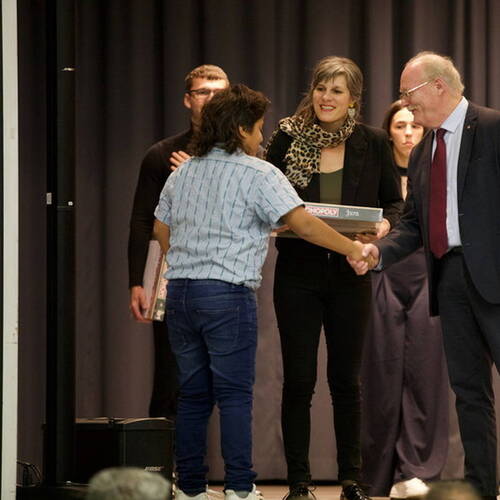COURRENDLIN, 15 novembre 2024. Remise des mérites sportifs et culturels. - PHOTO ROLAND J. KELLER