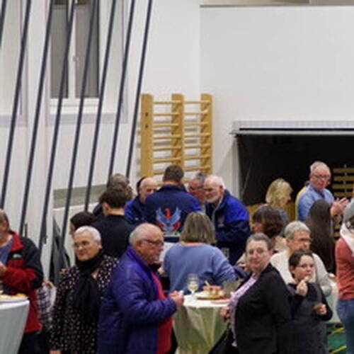COURRENDLIN, 15 novembre 2024. Remise des mérites sportifs et culturels. - PHOTO ROLAND J. KELLER