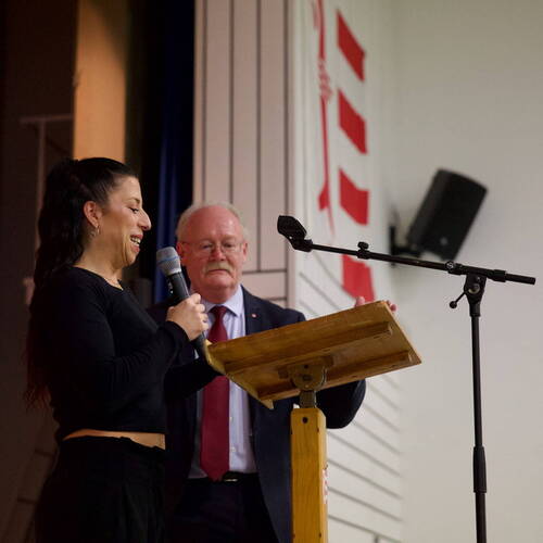 COURRENDLIN, 15 novembre 2024. Remise des mérites sportifs et culturels. - PHOTO ROLAND J. KELLER