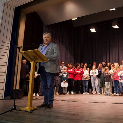 COURRENDLIN, 15 novembre 2024. Remise des mérites sportifs et culturels. - PHOTO ROLAND J. KELLER