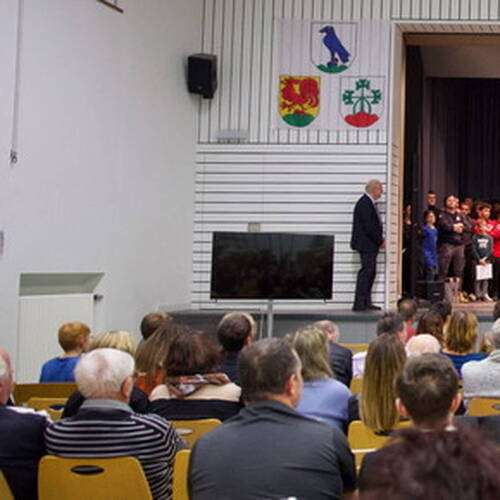 COURRENDLIN, 15 novembre 2024. Remise des mérites sportifs et culturels. - PHOTO ROLAND J. KELLER