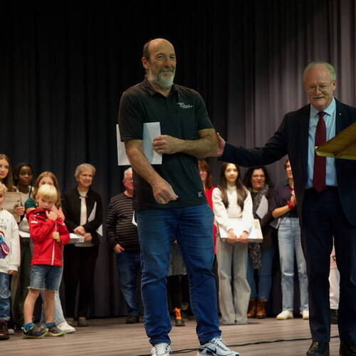 COURRENDLIN, 15 novembre 2024. Remise des mérites sportifs et culturels. - PHOTO ROLAND J. KELLER