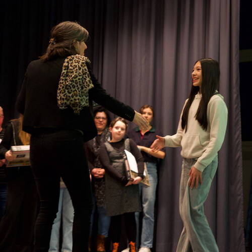 COURRENDLIN, 15 novembre 2024. Remise des mérites sportifs et culturels. - PHOTO ROLAND J. KELLER
