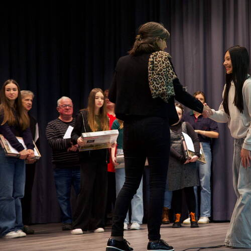 COURRENDLIN, 15 novembre 2024. Remise des mérites sportifs et culturels. - PHOTO ROLAND J. KELLER