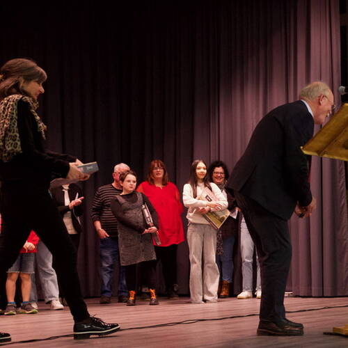 COURRENDLIN, 15 novembre 2024. Remise des mérites sportifs et culturels. - PHOTO ROLAND J. KELLER