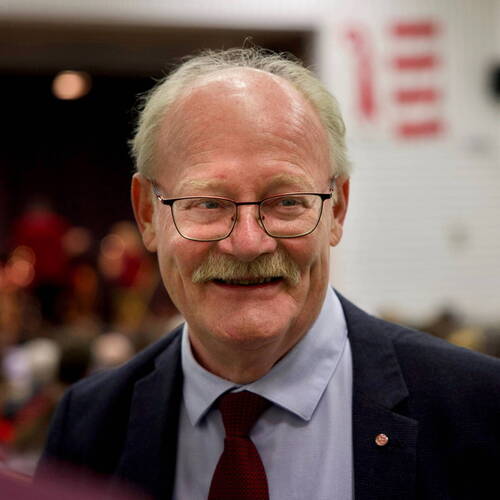 COURRENDLIN, 15 novembre 2024. Remise des mérites sportifs et culturels. Pierre-André Comte. - PHOTO ROLAND J. KELLER