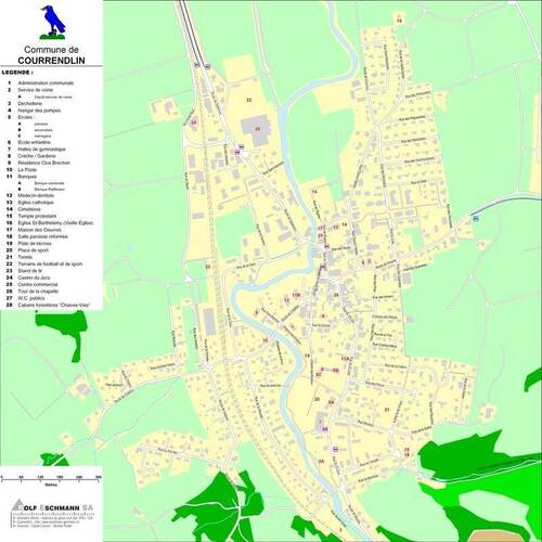 Plan du village 2010