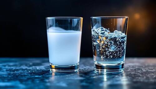 Eau blanchâtre